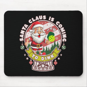 Santa Pickleball Christmas, Funny Santa Mouse Mat