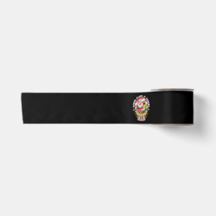 Santa Pickleball Christmas, Funny Santa Satin Ribbon
