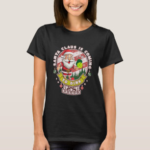 Santa Pickleball Christmas, Funny Santa T-Shirt