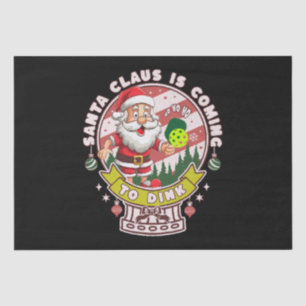 Santa Pickleball Christmas, Funny Santa  Tissue Paper