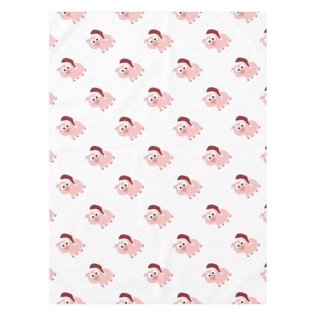 Santa Pig Tablecloth (Front)