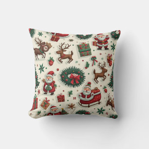 Santa pillow cusion