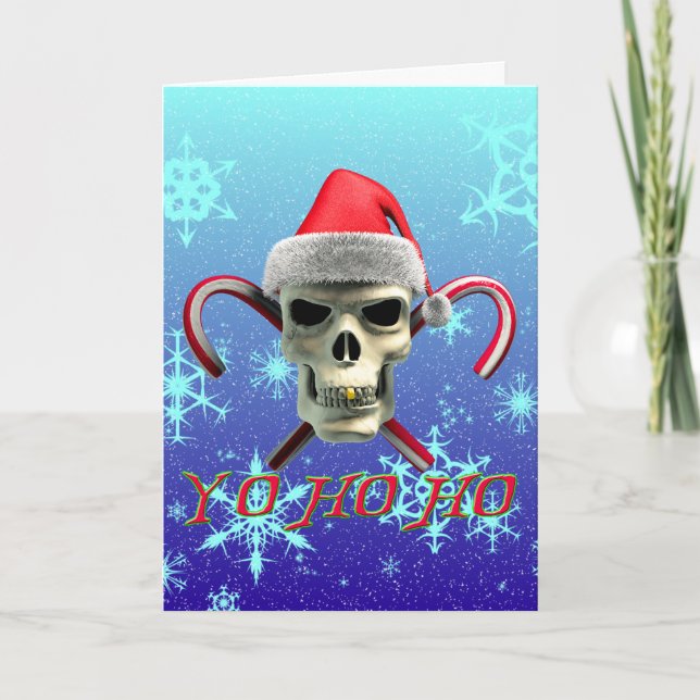 Santa Pirate Holiday Card (Front)