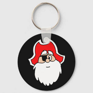 Santa Pirate Keychain