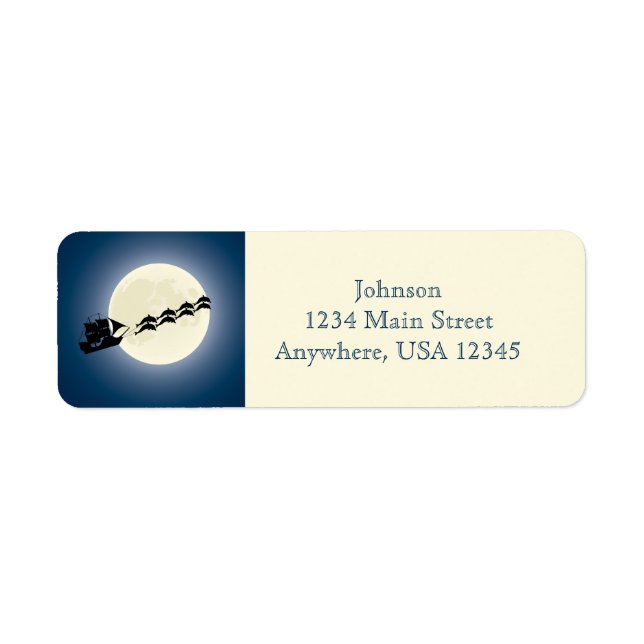 Santa Pirate Ship w/ Dolphins Christmas Holiday (Front)