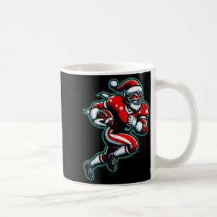 Santa Playing American Football Christmas Women Me Coffee Mug