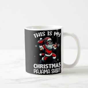 Santa Playing American Football, This Is My Christ Coffee Mug