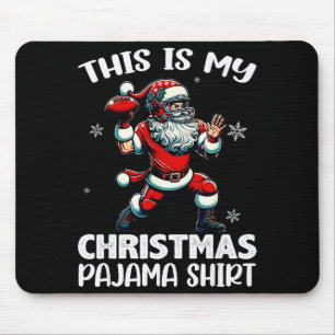 Santa Playing American Football, This Is My Christ Mouse Mat