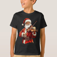 Santa Playing Violin Funny Violin Player Violinist