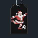 Santa Plays Soccer Christmas Sports Gift Tags<br><div class="desc">Santa Plays Soccer Christmas Sports</div>