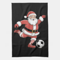 Santa Plays Soccer Christmas Sports