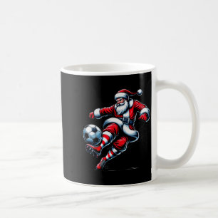 Santa Plays Soccer Christmas Srts Women Men Kids  Coffee Mug