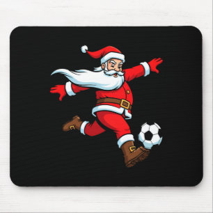 Santa Plays Soccer Christmas Srts Women Men Kids L Mouse Mat
