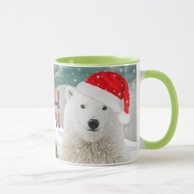 Santa Polar Bear | Beary Christmas Mugs (Right)