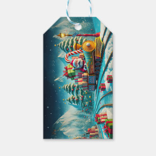 SANTA POLAR EXPRESS CHRISTMAS EVE  GIFT TAGS