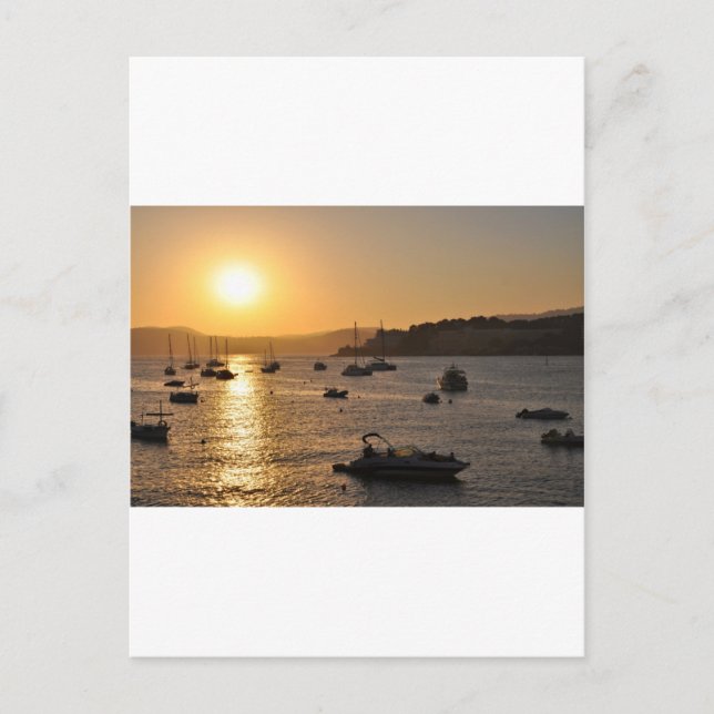 Santa ponsa sunset postcard (Front)