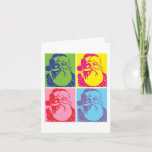 Santa Pop art Merry Christmas Holiday Card<br><div class="desc">Popart Merry Christmas,  a must have!</div>