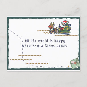 Santa Postcard