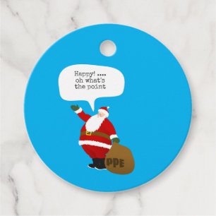 Santa PPE Favour Tags