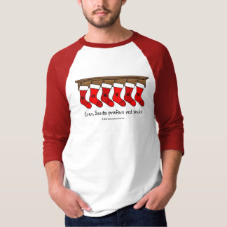 Santa prefers socks T-Shirt