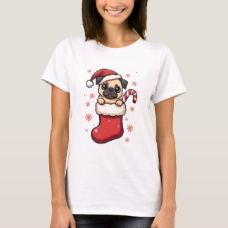 Santa Pug Delight T-Shirt