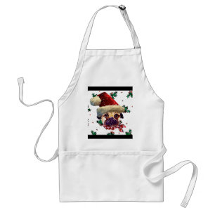 Santa Pug Standard Apron