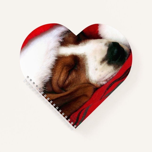 Santa Puppy Notebook (Front)