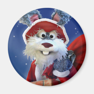Santa Rabbit magnet