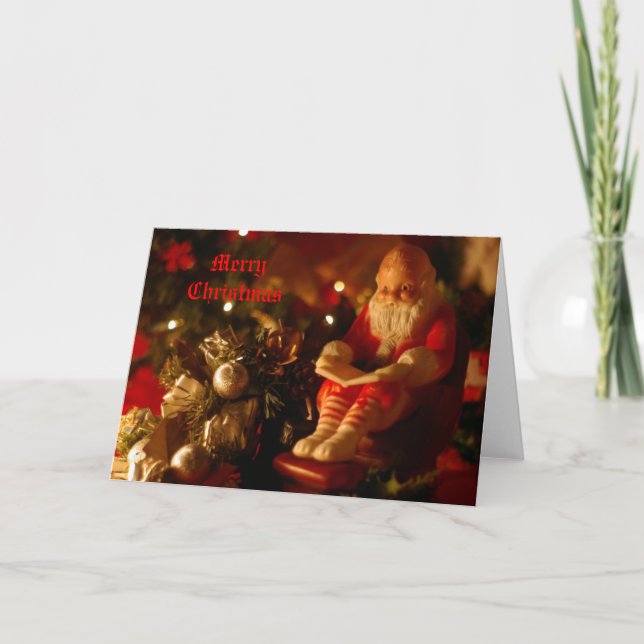 Santa Reading Holiday Card (Front)