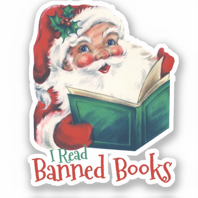 Santa Reads Banned Books (Front)