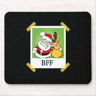 Santa & Reindeer BFF's Mouse Mat