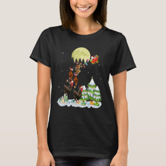 Santa Reindeer Chicken Ugly Sweater Farmer Christm