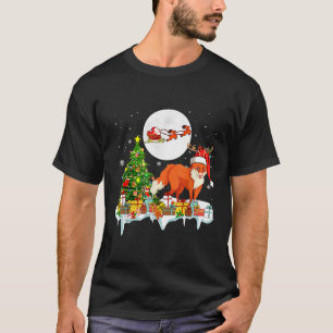 Santa Reindeer Fox Xmas Tree Present Santa Sleigh  T-Shirt