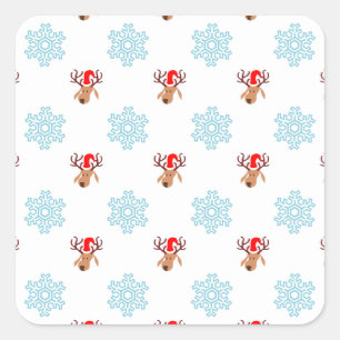 santa reindeer stickers