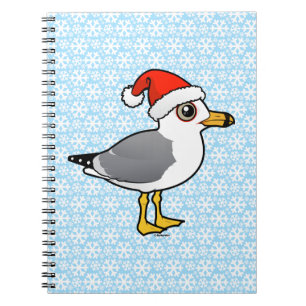 Santa Ring-billed Gull Notebook