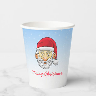 Santa Rings The Bells Paper Cups