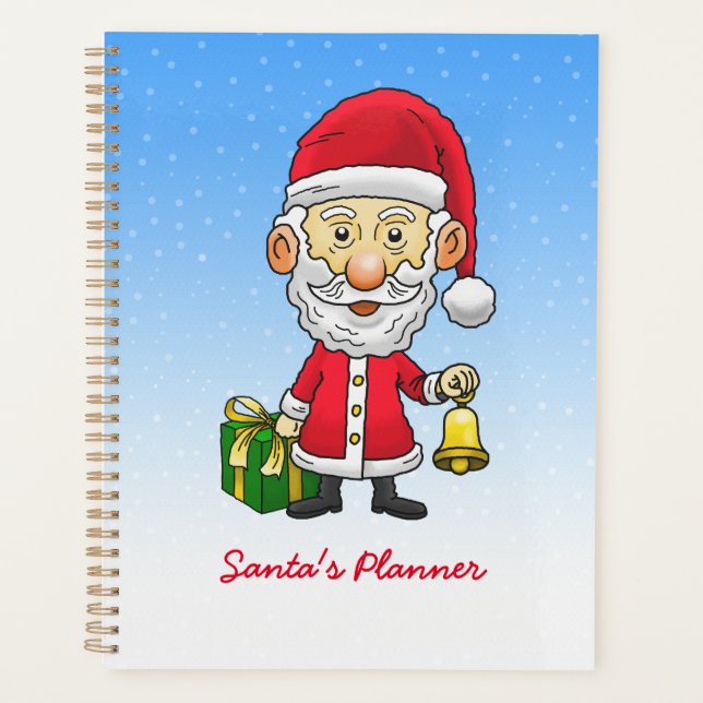 Santa Rings The Bells  Planner (Front)