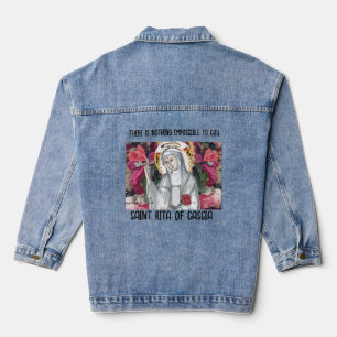 Santa Rita de Cascia Denim Jacket