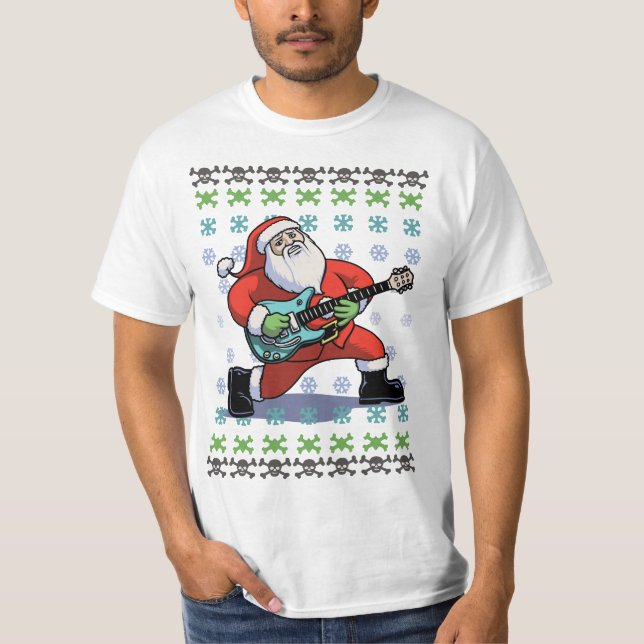 Santa Rock Ugly T-Shirt (Front)