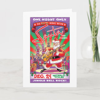 Santa Rocks! Holiday Card