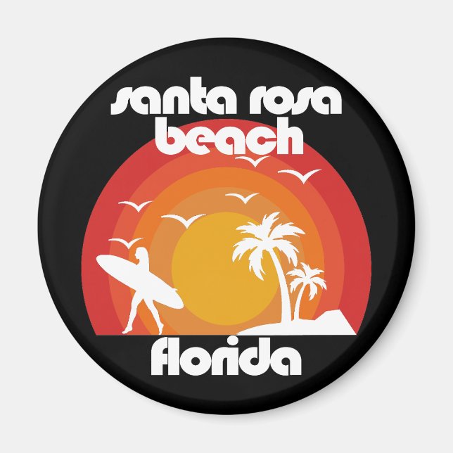 Santa Rosa Beach,Florida Magnet (Front)