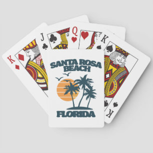 Santa Rosa Beach Florida  Playing Cards