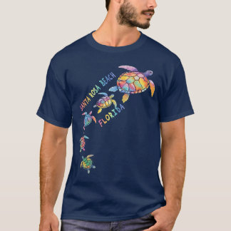 Santa Rosa Beach Florida Sea Turtle Lover Beach Va T-Shirt