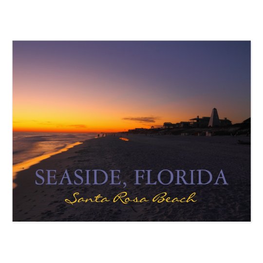 Santa Rosa Beach - Seaside, Florida Postcard