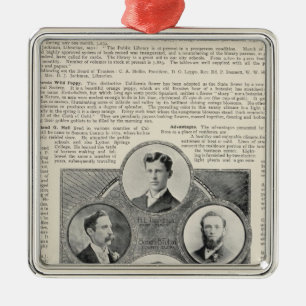 Santa Rosa, California 3 Metal Tree Decoration