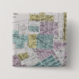 Santa Rosa, California 5 15 Cm Square Badge
