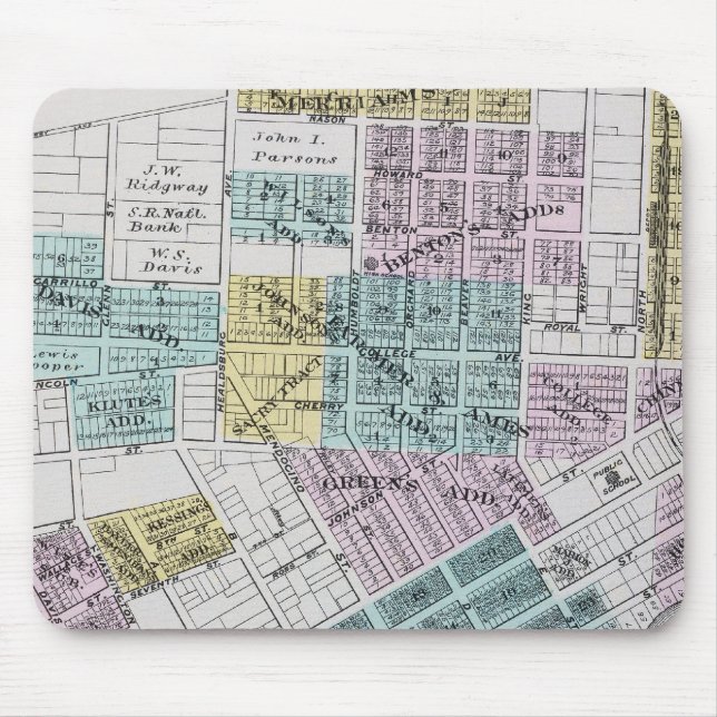 Santa Rosa, California 5 Mouse Mat (Front)