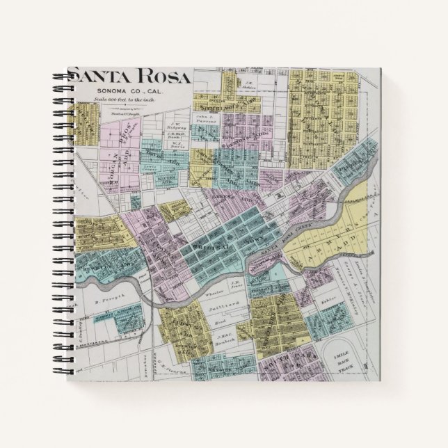 Santa Rosa, California 5 Notebook (Front)