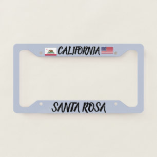 Santa Rosa California License Plate Frame