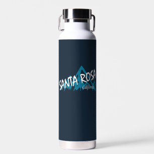 Santa Rosa California Mountains Water Bottle